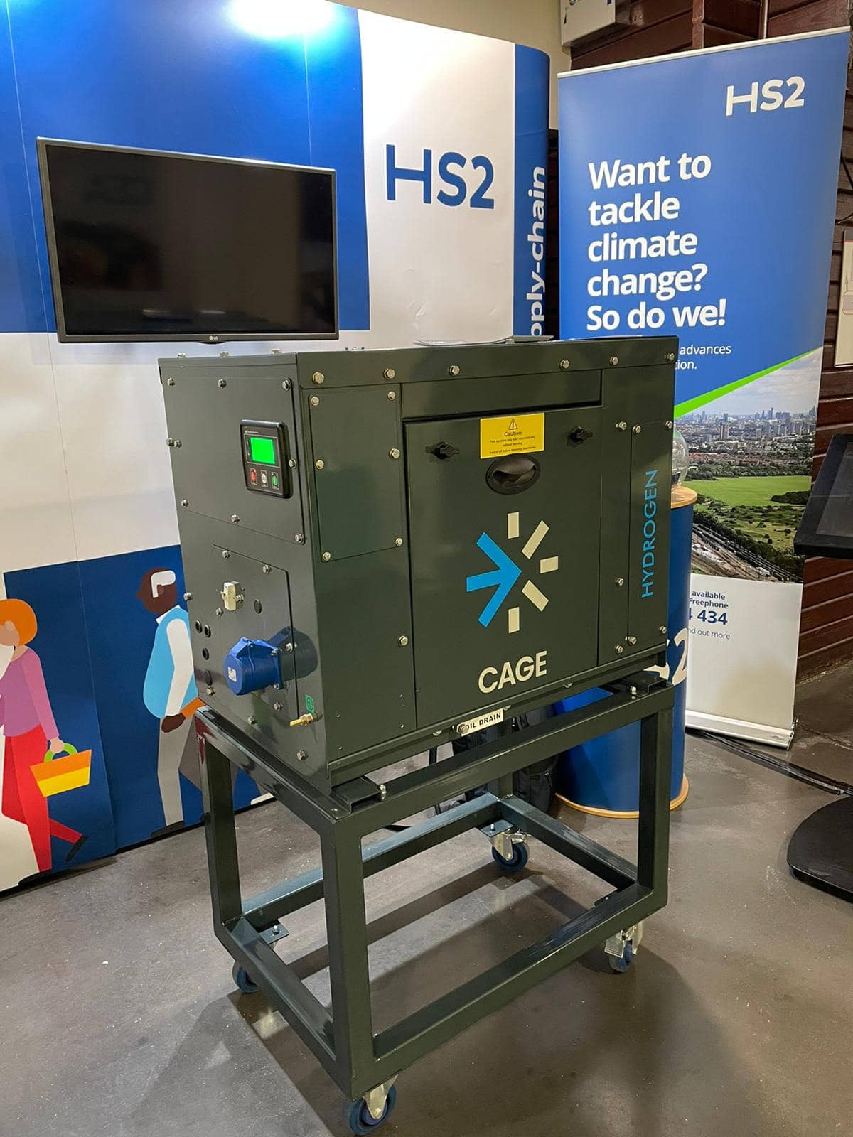 CAGE hydrogen generator on tour