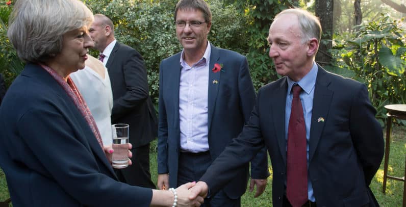 CEO Paul Andrews accompanies Prime Minister Theresa May on her trade mission to India