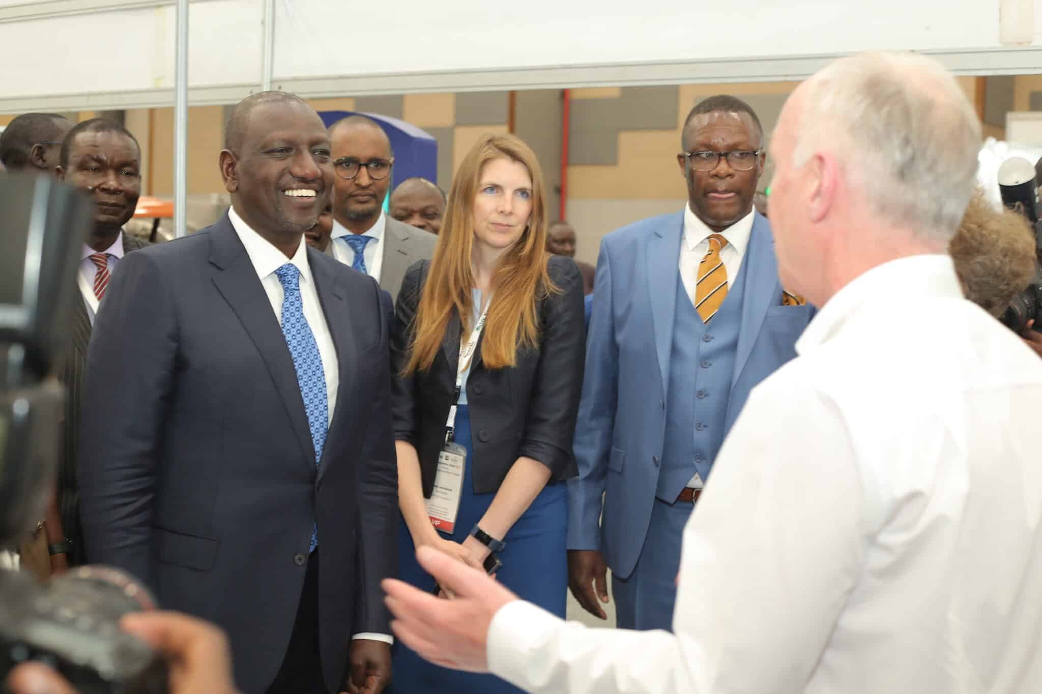 CAGE Technologies meet President Ruto at Kenya Innovation week